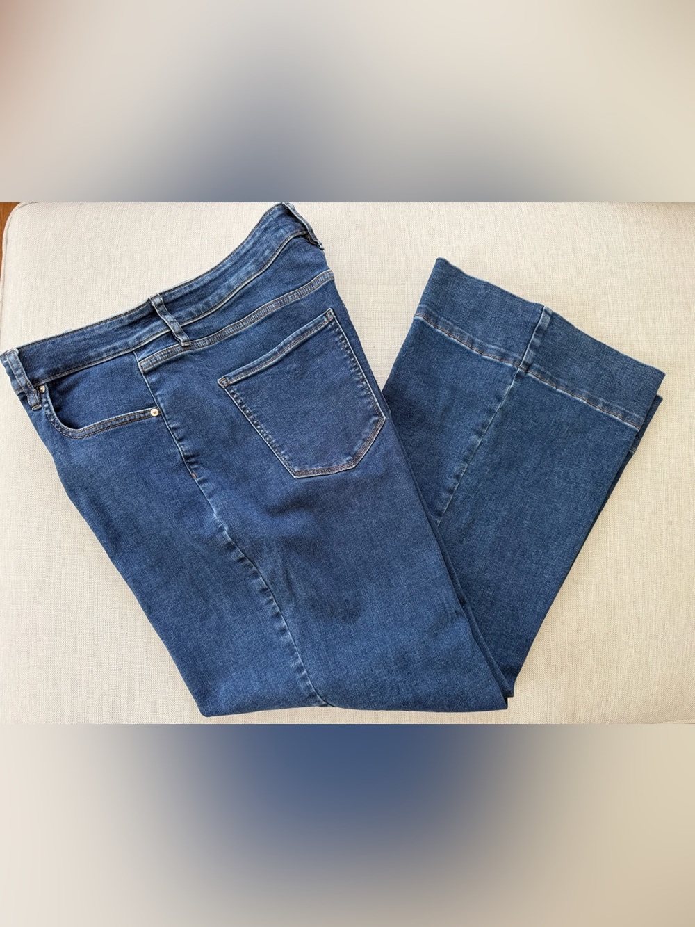 White House Black Market Wide Leg Trouser Jeans